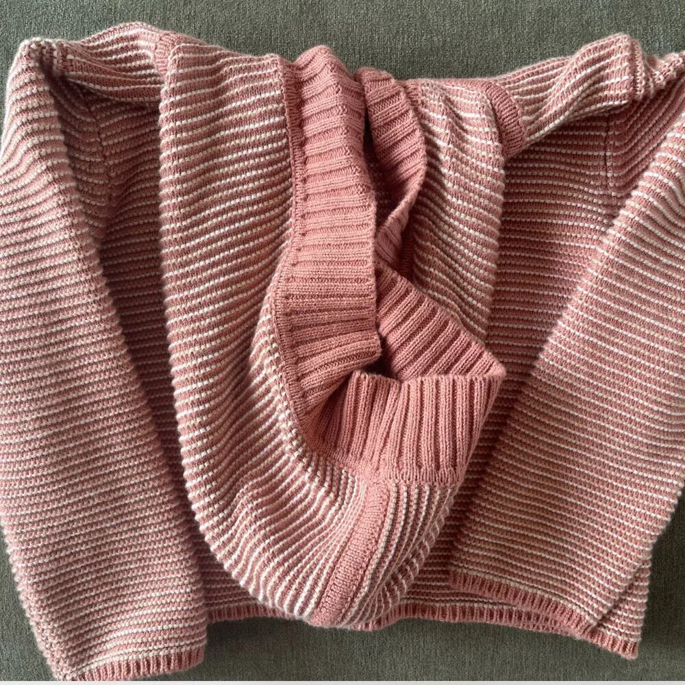 Archer's Bow Toddler Girl Pink Striped Sweater 12-18 months